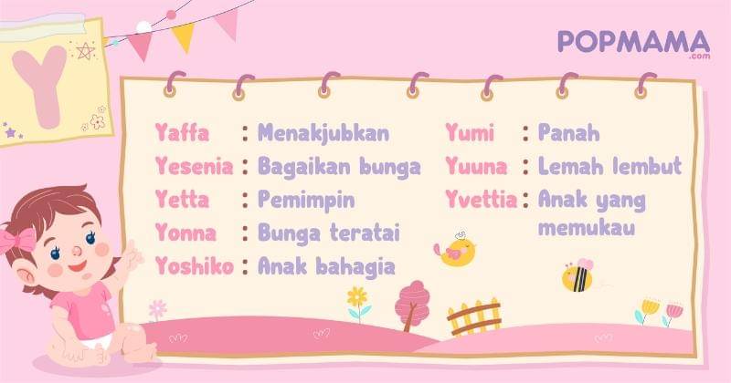 Nama bayi perempuan modern - Popmama.com/Aristika Medinasari